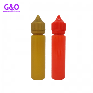 السمين الغوريلا يونيكورن vape 30ML 60ML الملونة واضحة زجاجة السائل ه زجاجة السائل السمين الغوريلا يونيكورن زجاجات بالقطارة البلاستيكية