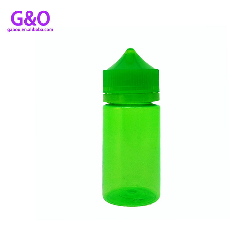 زجاجة VAPE 60ML زجاجة VAPE 100ML 120ML اللون الأخضر جديد السمين الغوريلا يونيكورن البلاستيك زجاجات بالقطارة eliquid ه