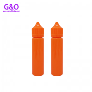 الحيوانات الأليفة زجاجة eliquid vape eliquid زجاجة بلاستيكية 60ML برتقالي اللون جديد السمين الغوريلا ه سيج زجاجات البلاستيك السائل بالقطارة